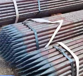 防城港超前小导管预埋钢管出尖打孔焊倒刺无缝焊管厂